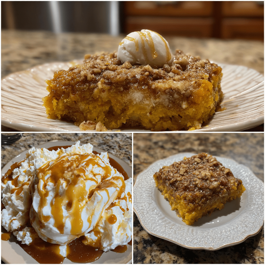 Pumpkin Dump Cake