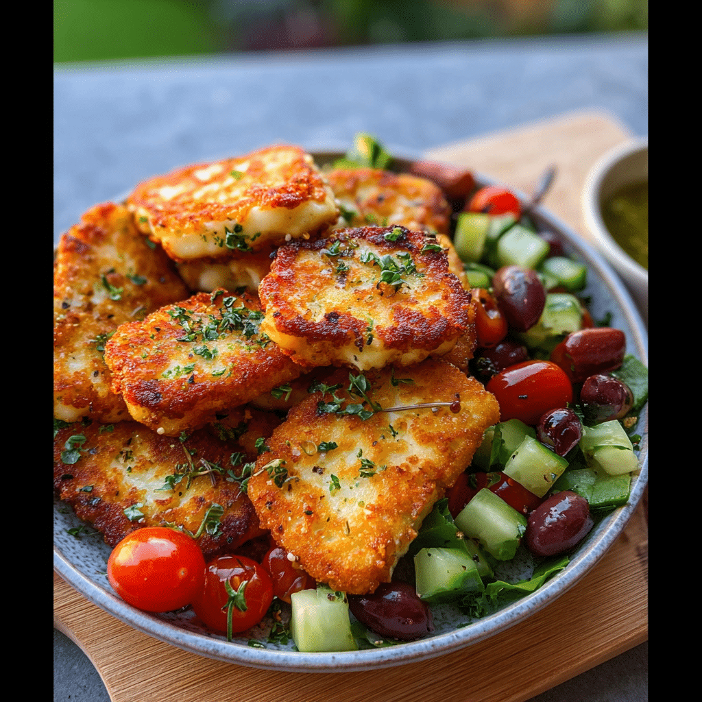 Crispy Halloumi