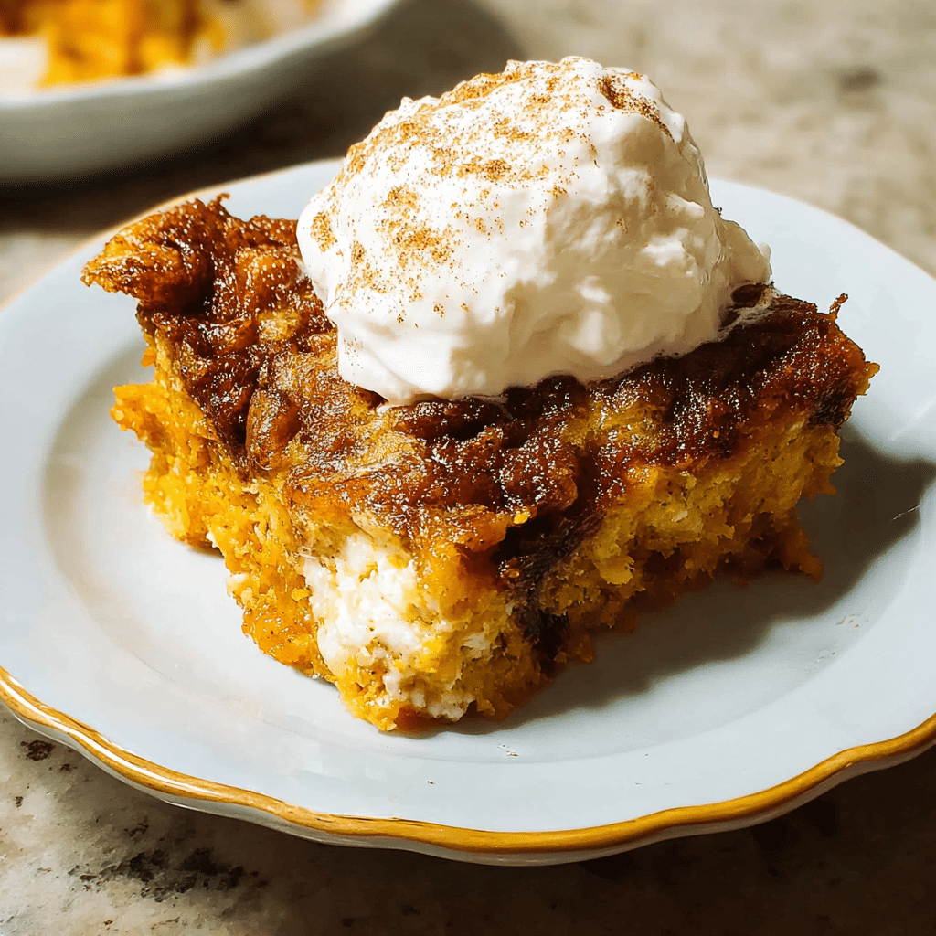 Pumpkin Dump Cake