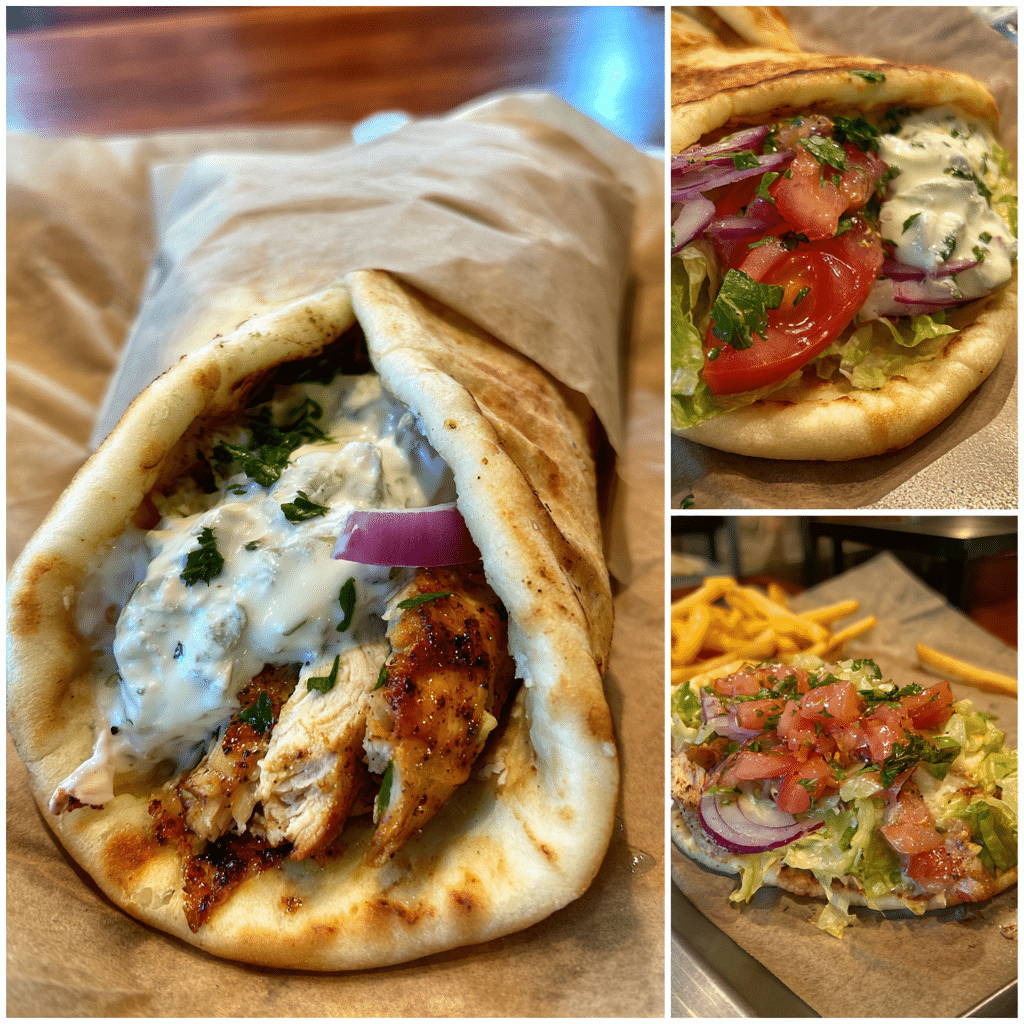 Mediterranean Chicken Gyros