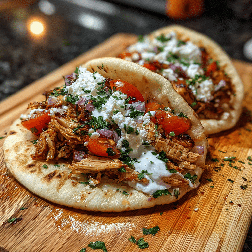 Mediterranean Chicken Gyros