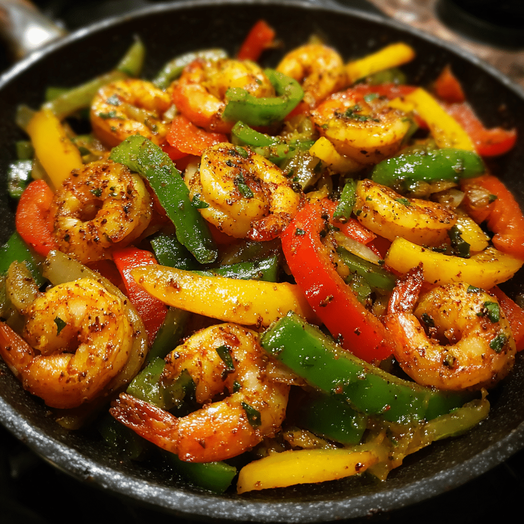 Shrimp and Pepper Stir-Fry