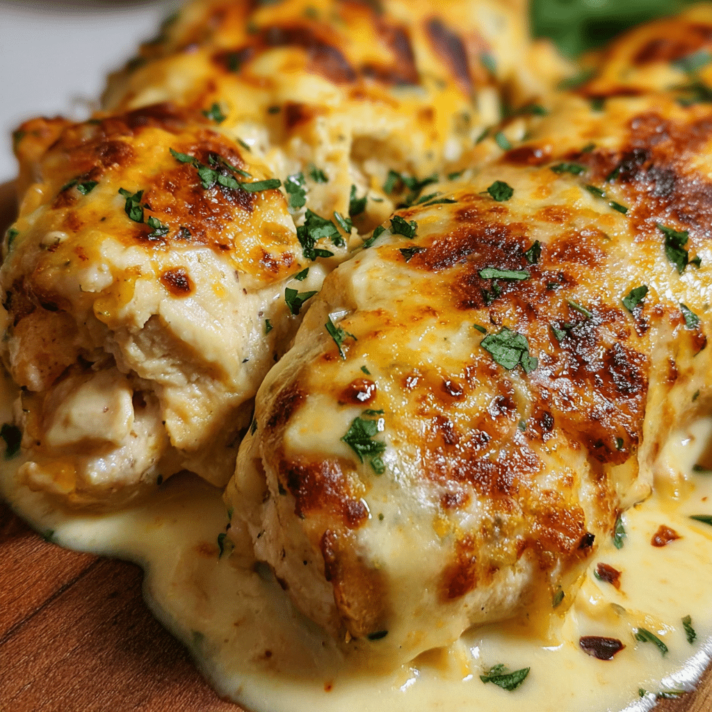 Cheesy Garlic Chicken