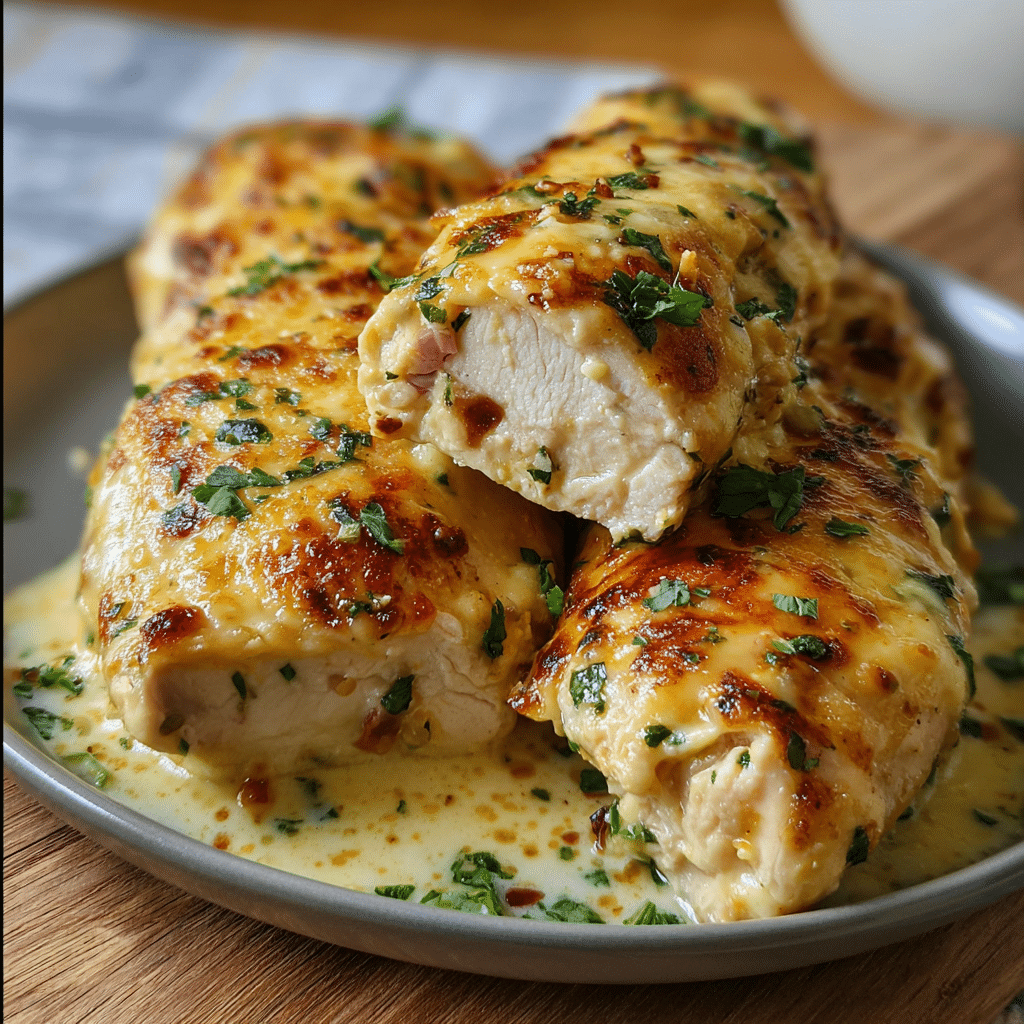 Cheesy Garlic Chicken