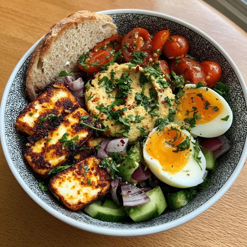 Halloumi Egg Mediterranean