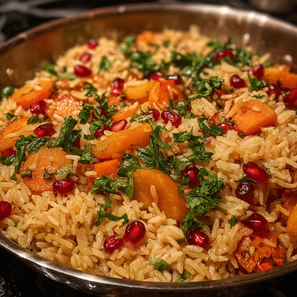 Festive Holiday Rice Pilaf