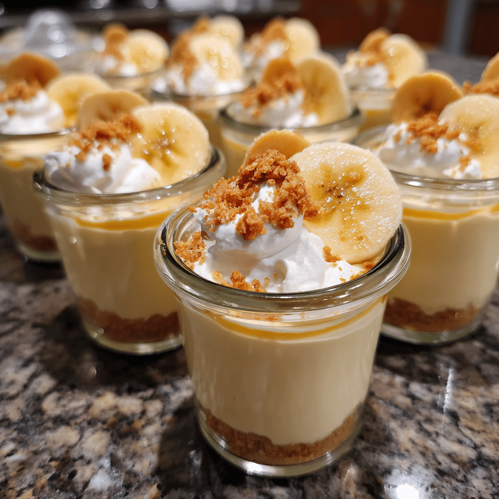 Banana Pudding Shots