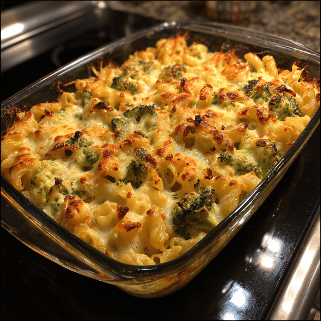 Cheesy Broccoli Pasta Bake