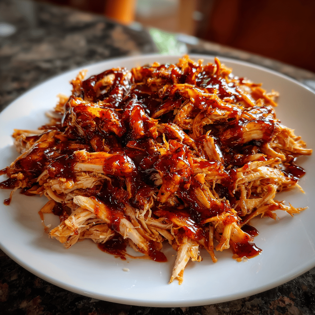  Cherry Cola Pulled Chicken
