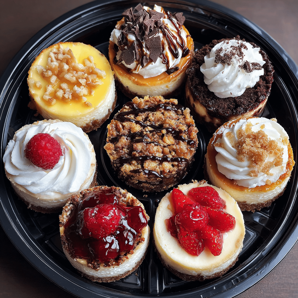 Mini Cheesecake Sampler