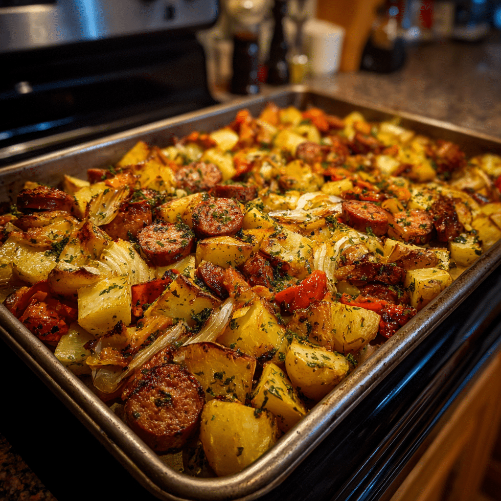 Sheet Pan Sausage