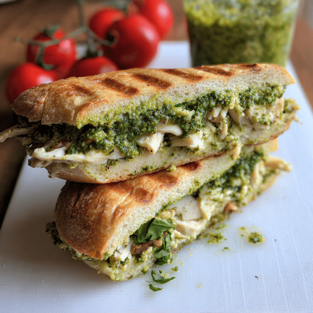 Chicken Walnut Pesto Sandwich