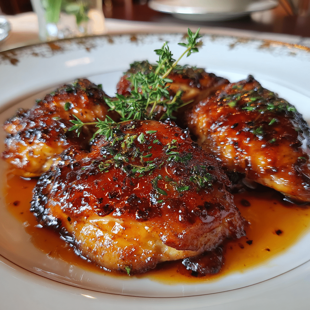 Maple-Glazed Chicken
