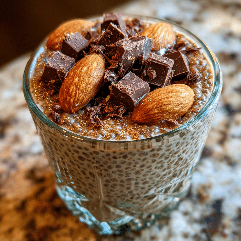 Almond Joy Overnight Chia Pudding