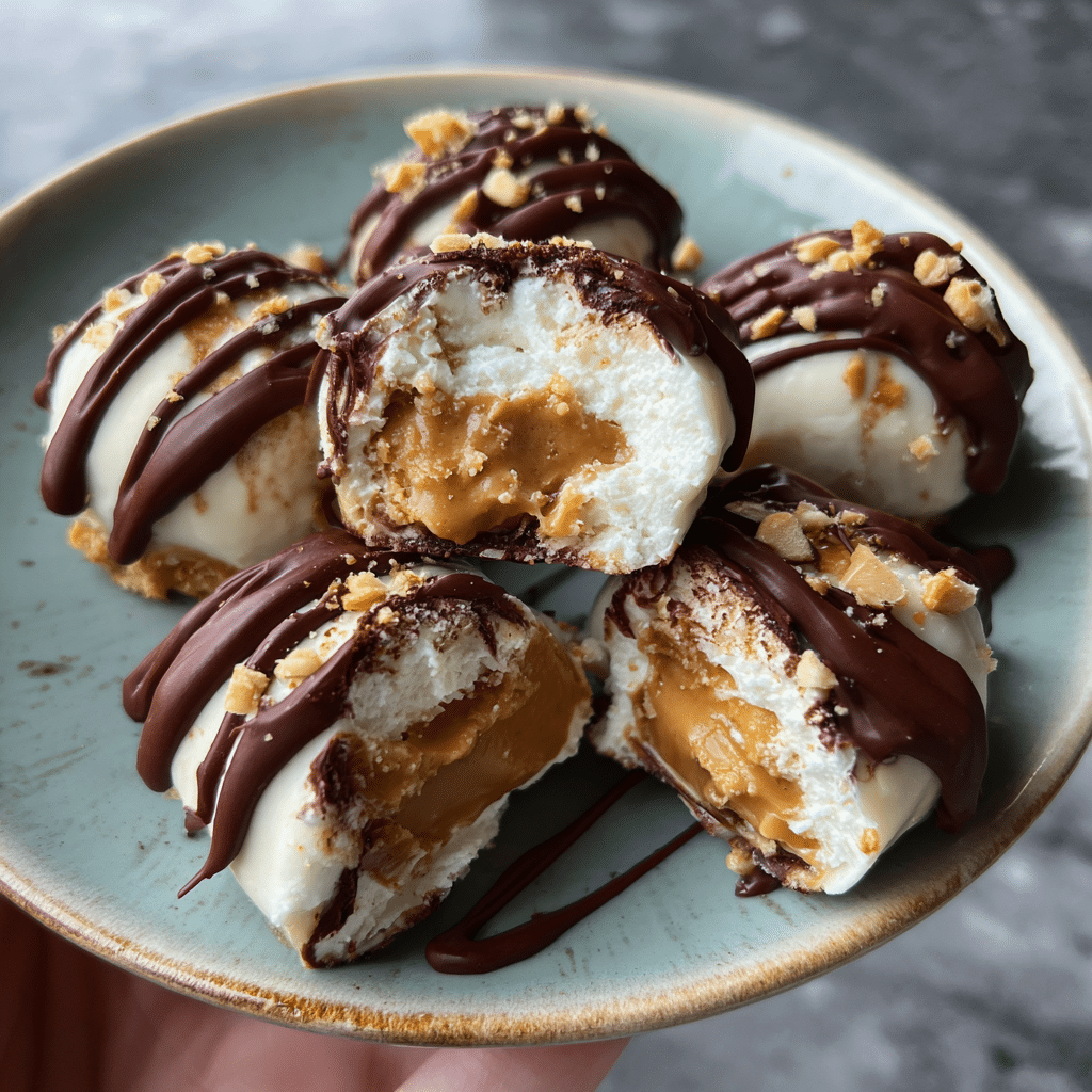 
Frozen Greek Yogurt Peanut Butter Bites