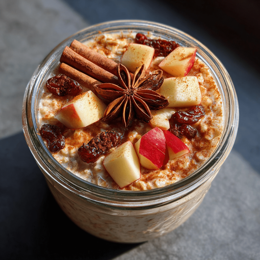 Apple Cinnamon Overnight Oats