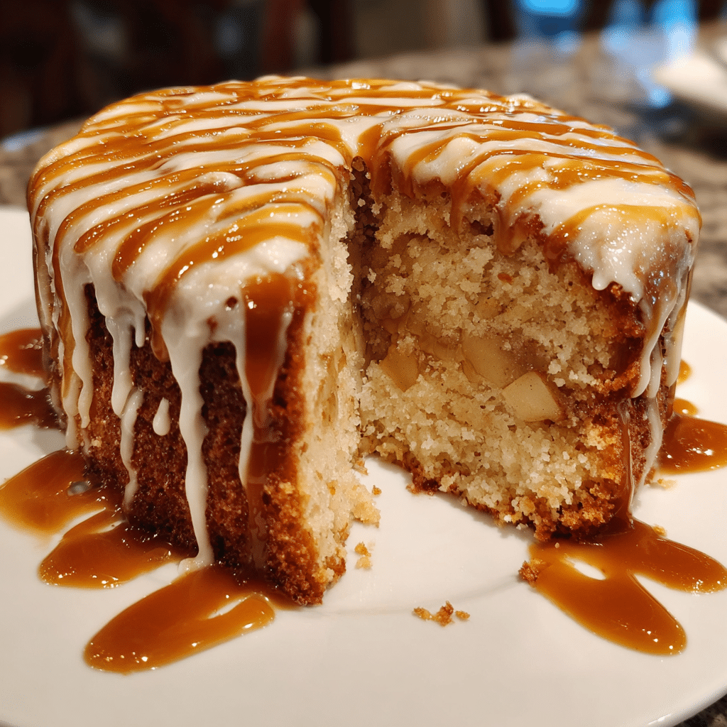 Caramel Apple Cake Recipe