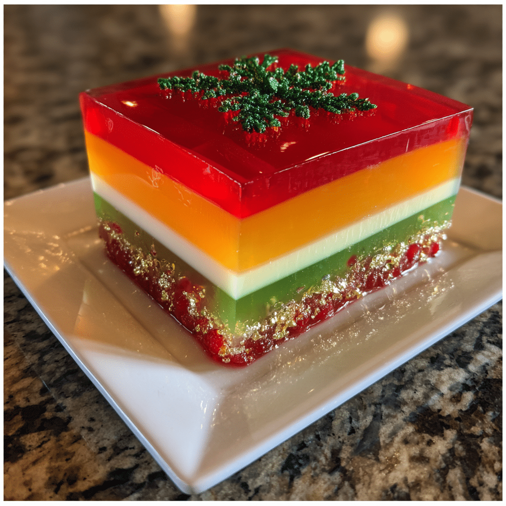 Layered Christmas Jello