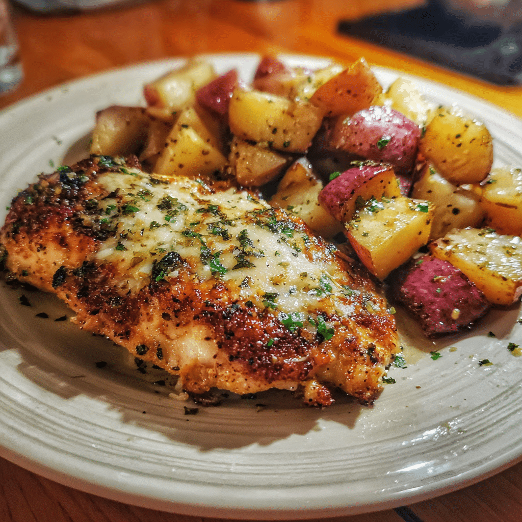 Garlic Parmesan Chicken and Potatoes