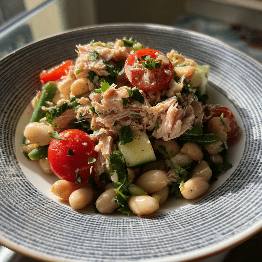una and White Bean Salad