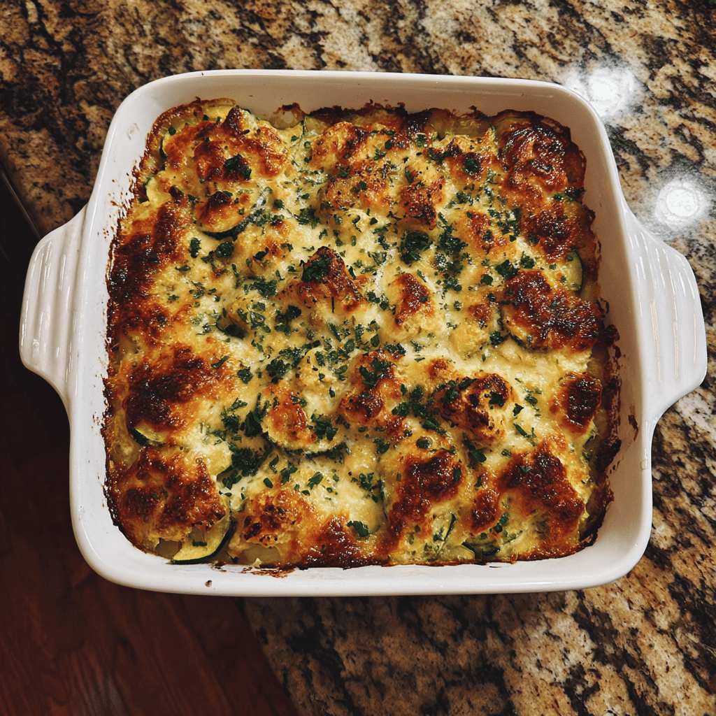 
Chicken Zucchini Casserole