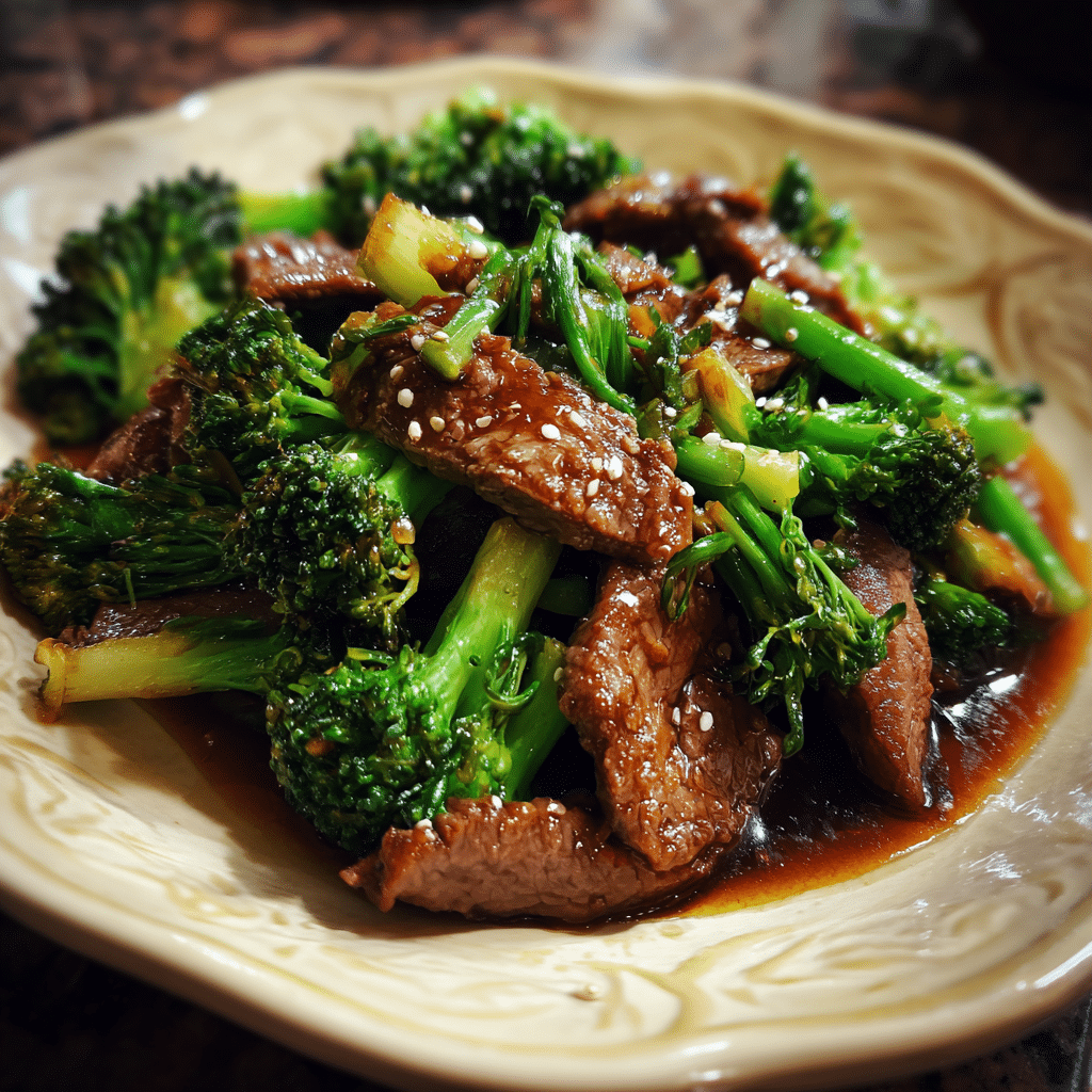Chinese Beef and Broccoli