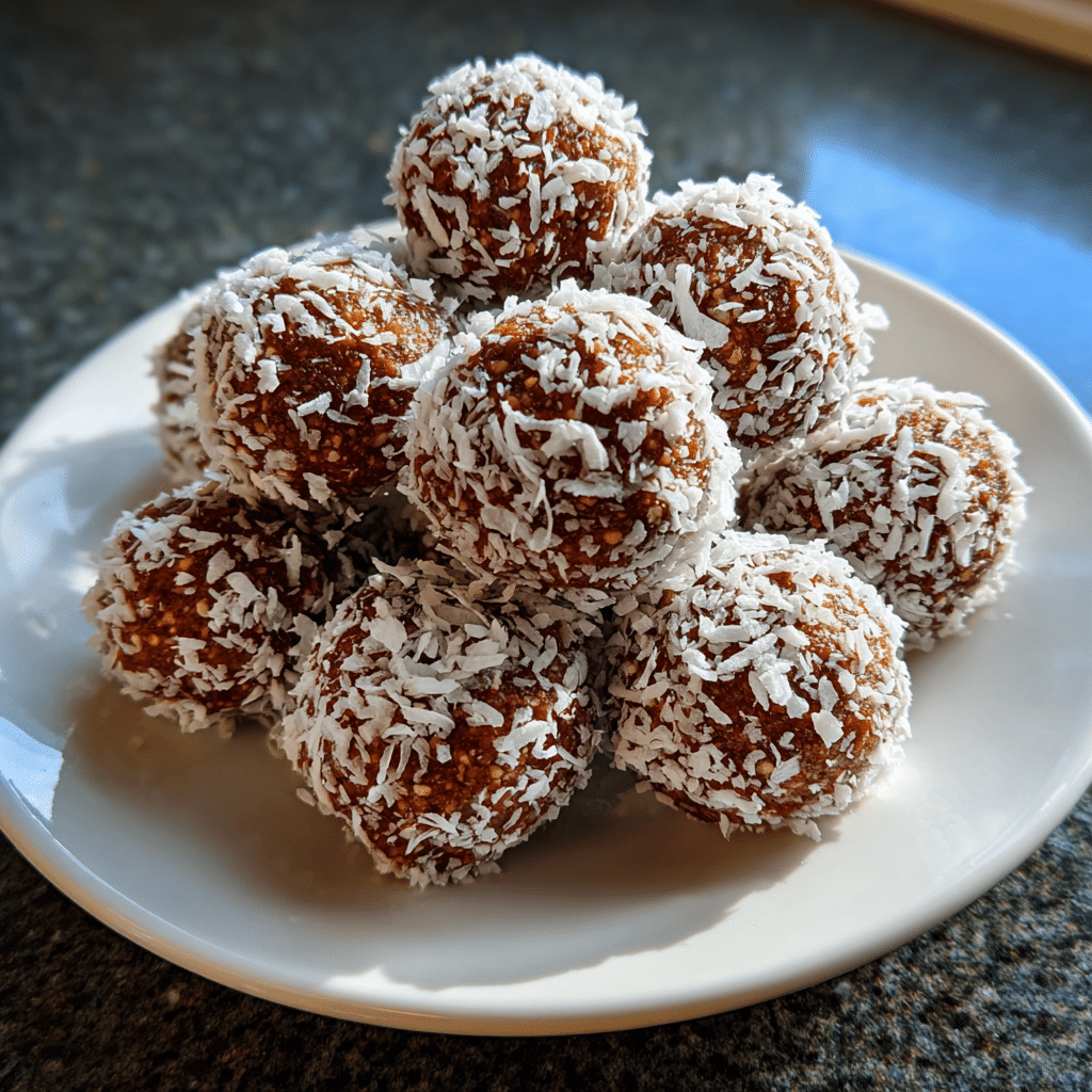 Coconut Chocolate Energy Balls
