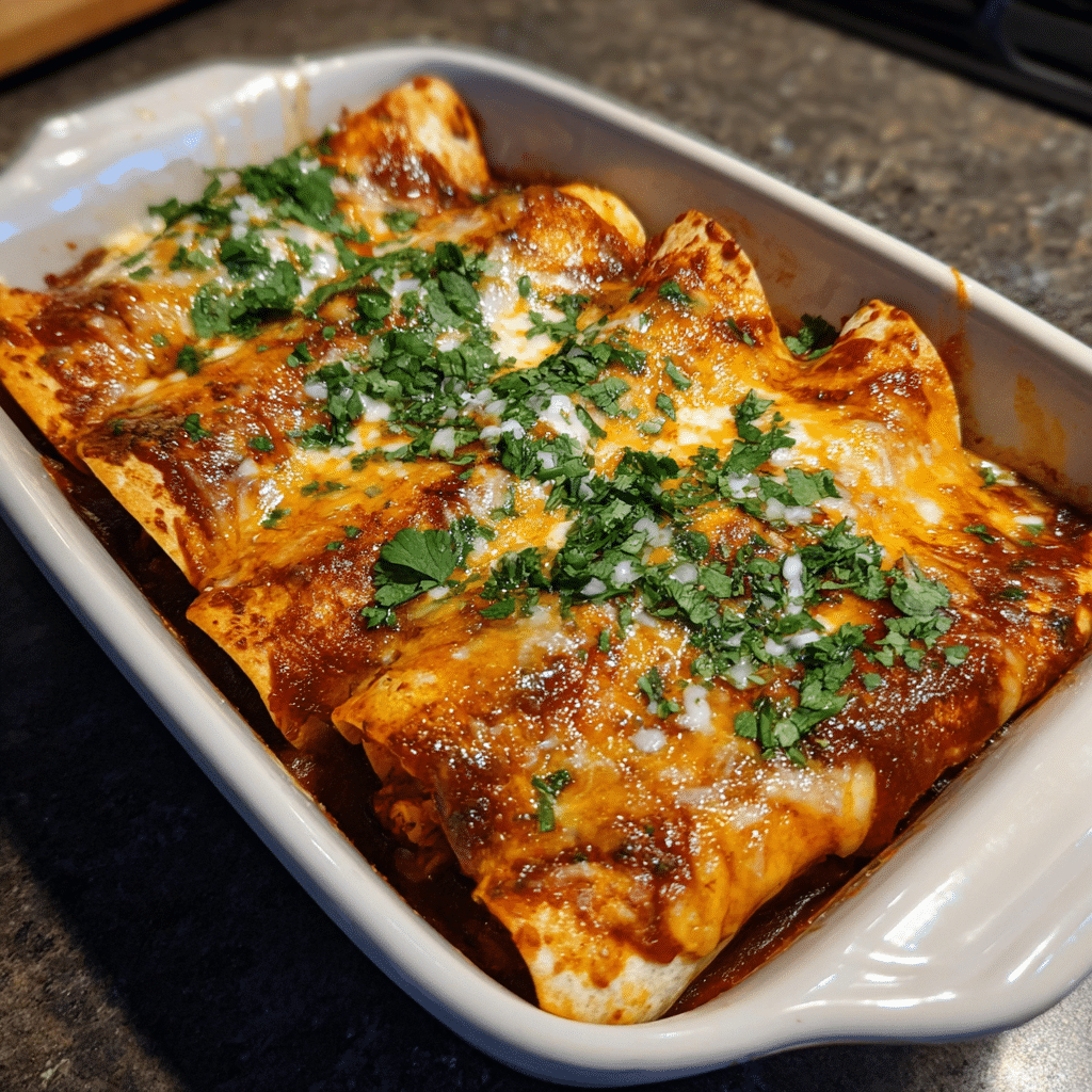 Easy Chicken Enchiladas
