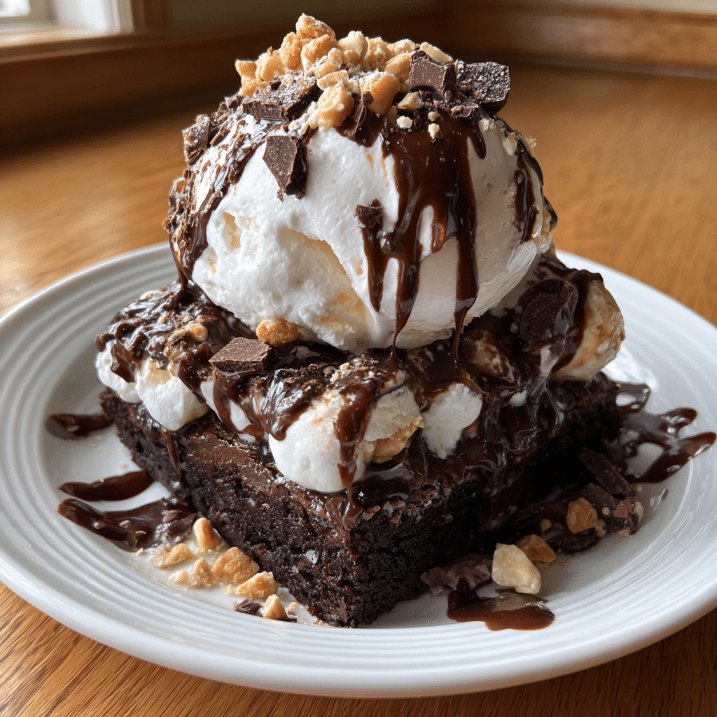 Brownie Sundae