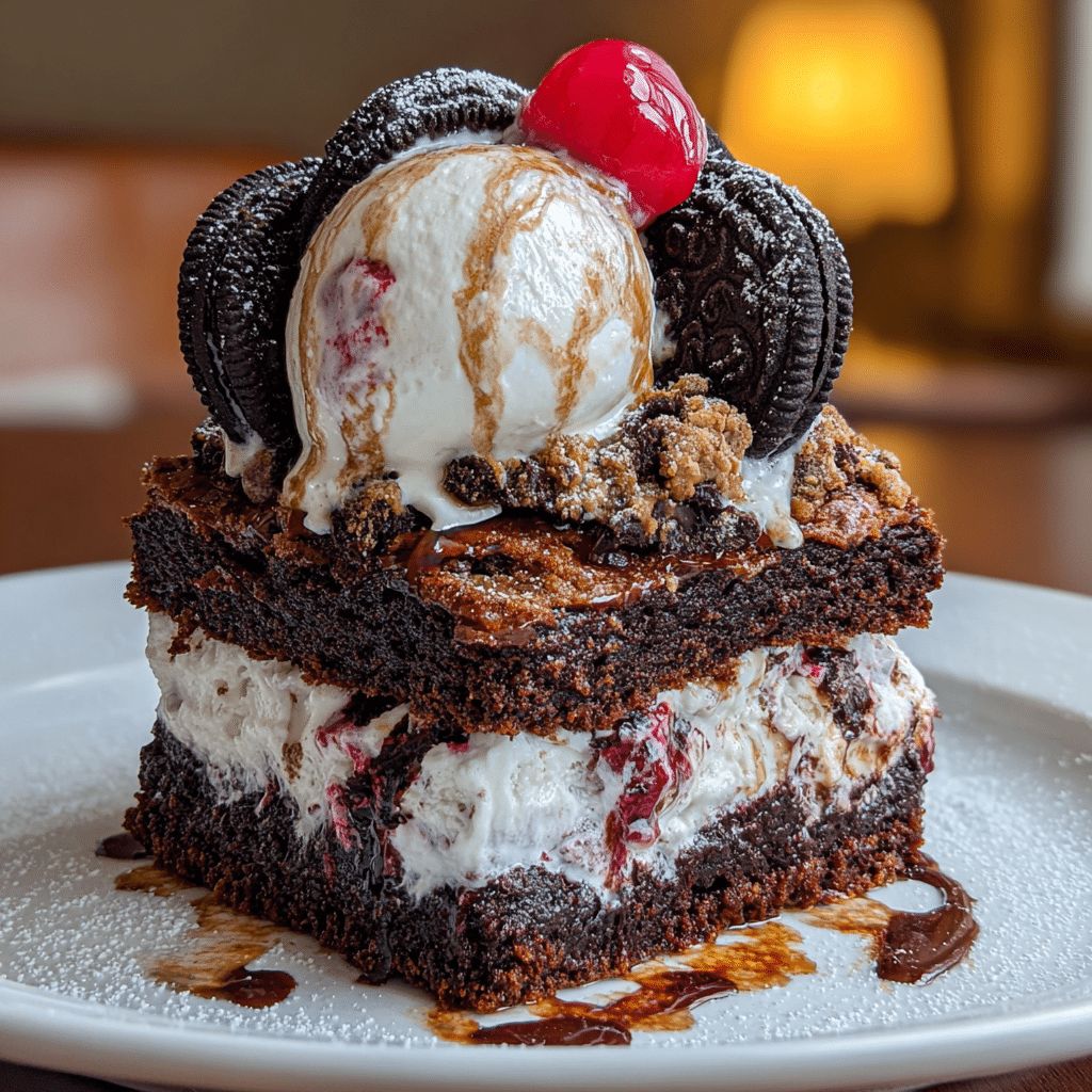 Brownie Sundae