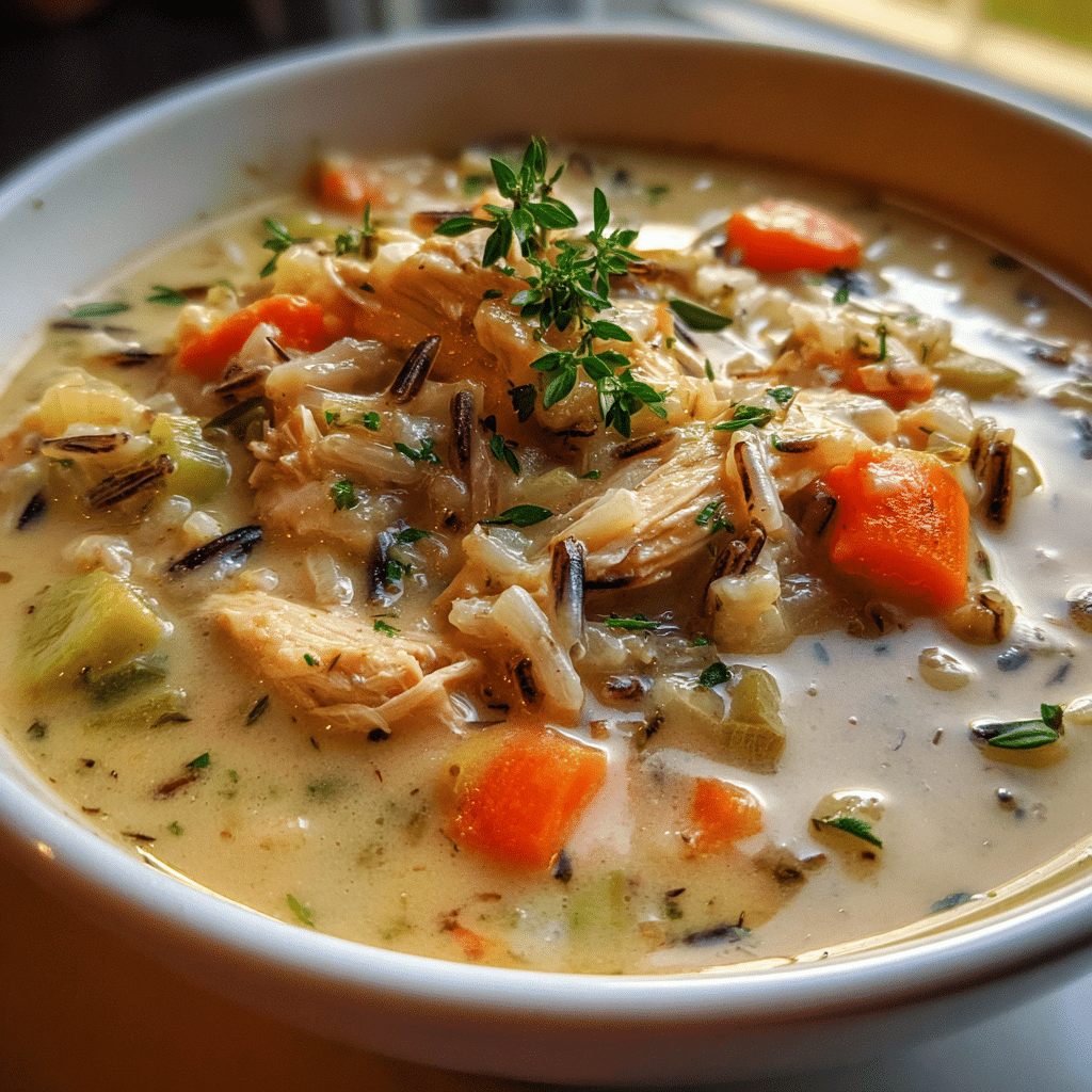 Chicken and Wild Rice Soup Recipe 
