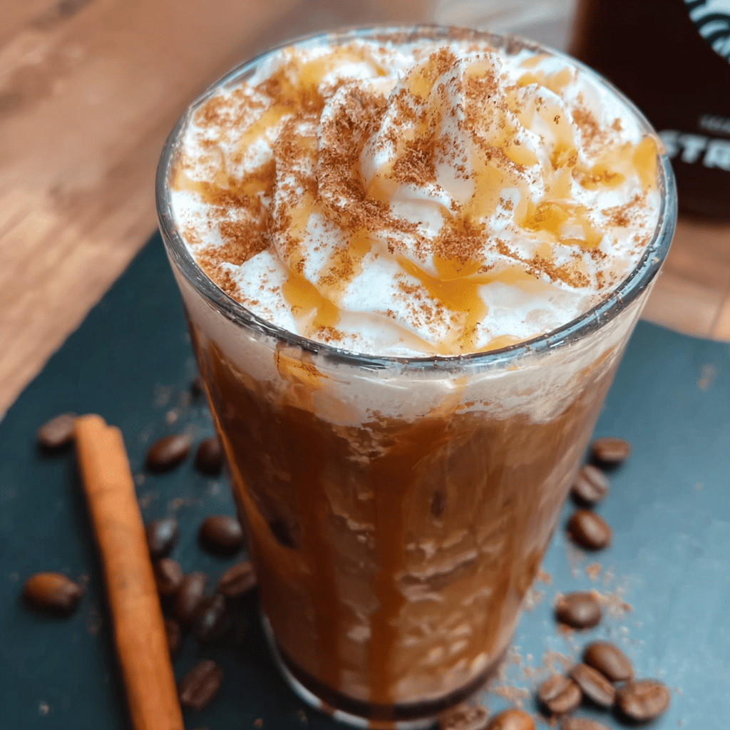 Copycat Starbucks Iced Cinnamon Dolce Latte
