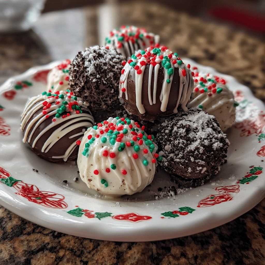 Christmas Oreo Balls