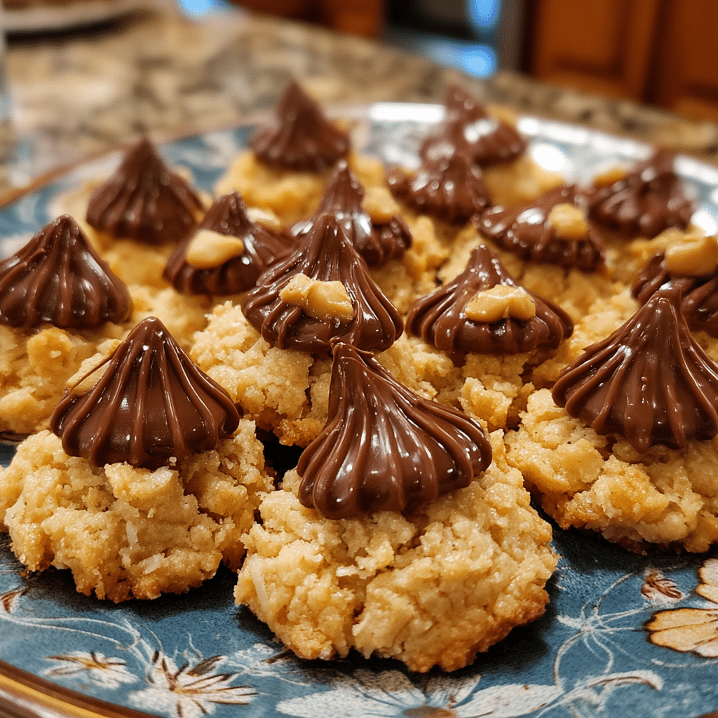  No Bake Peanut Butter Kiss Cookies Recipe