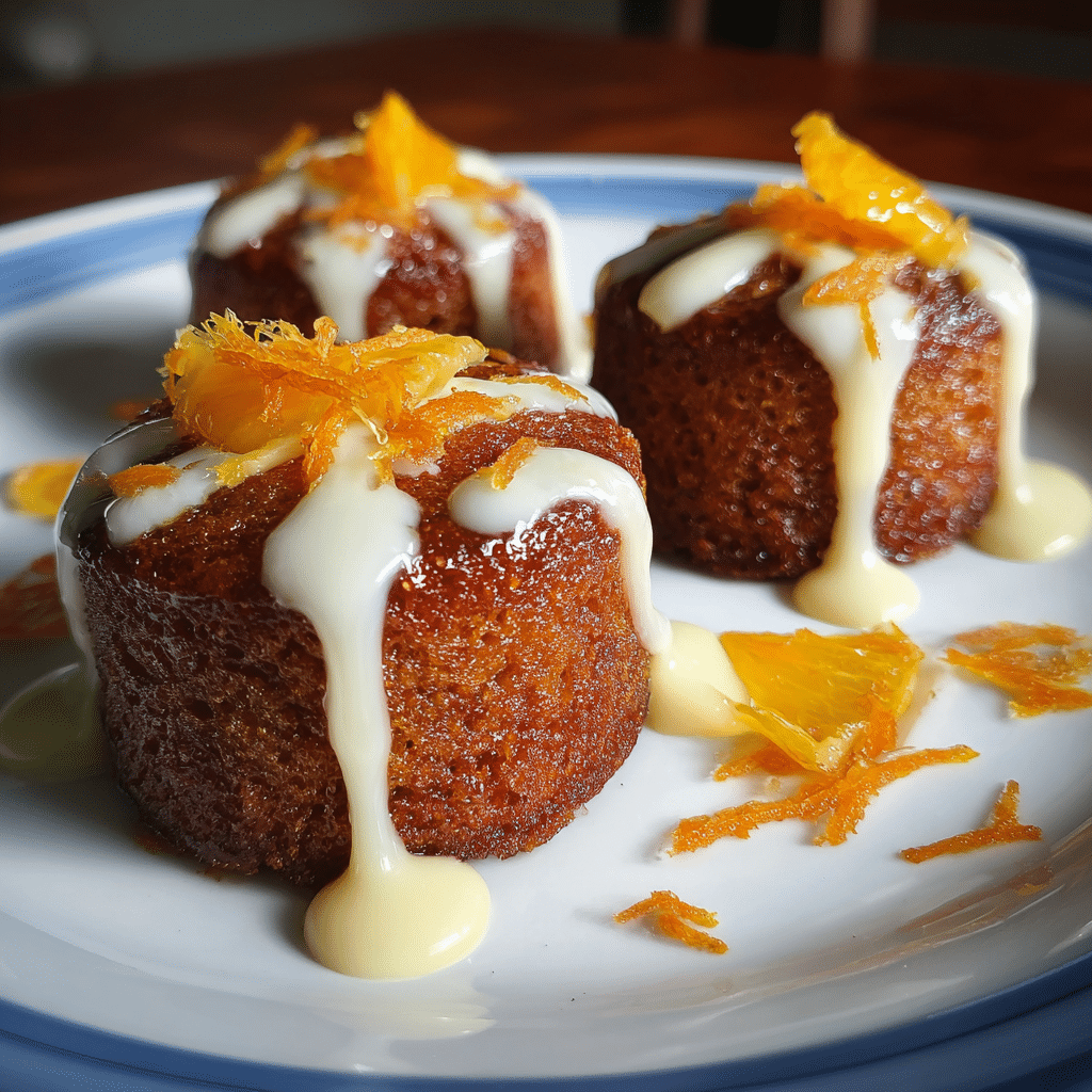 Orange Ginger Honey Cakes 