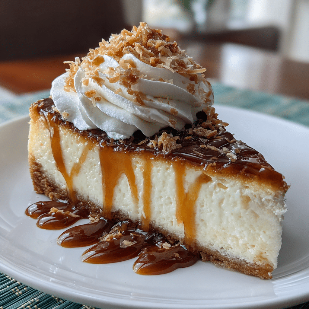 Samoa Cheesecake Recipe