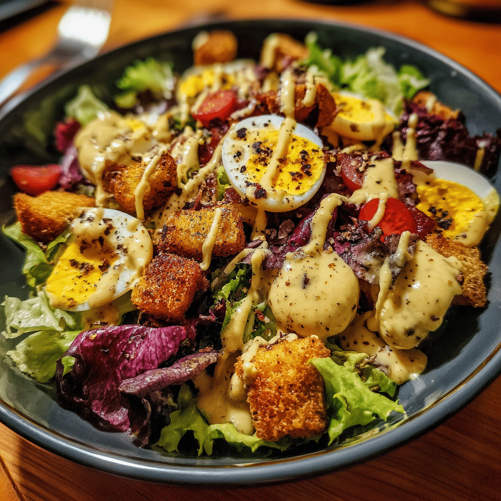 Christmas Salad With Honey Mustard Dressing