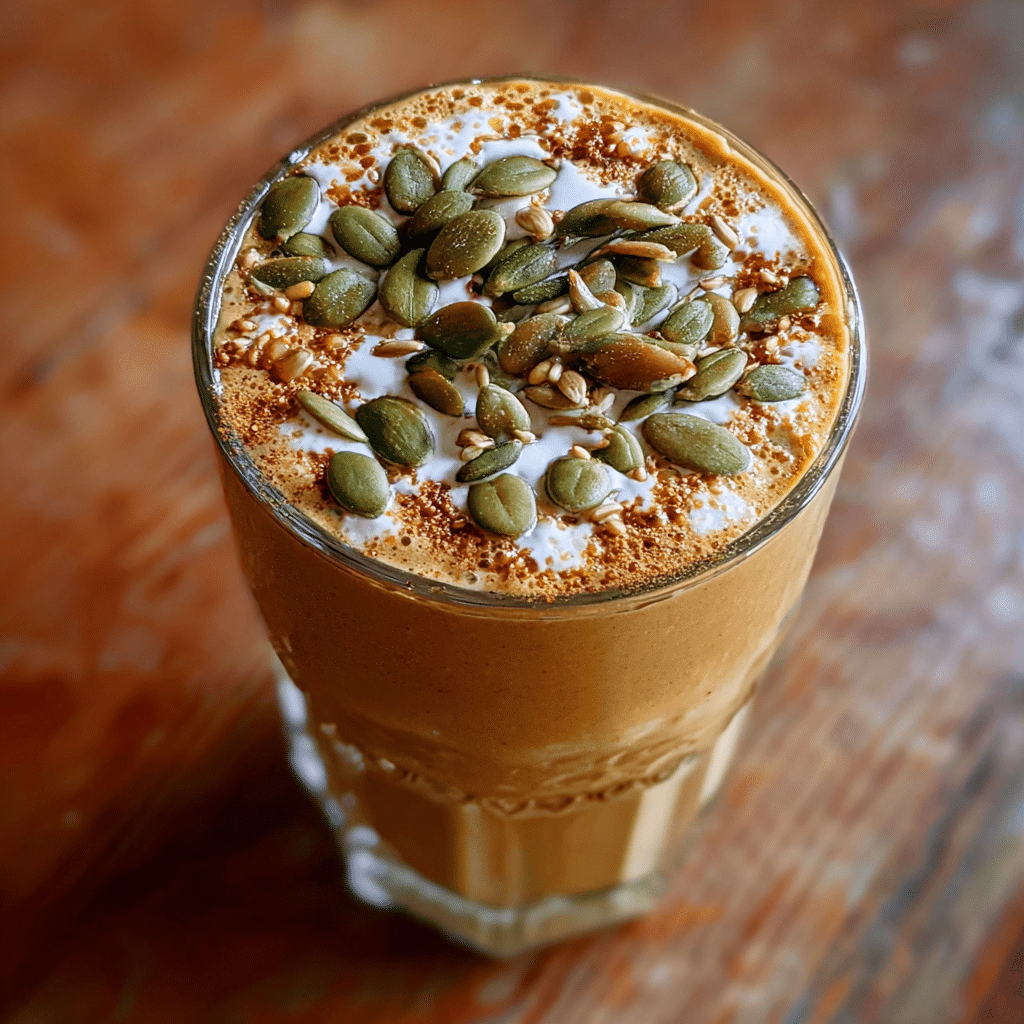 Homemade Pumpkin Seed Smoothie
