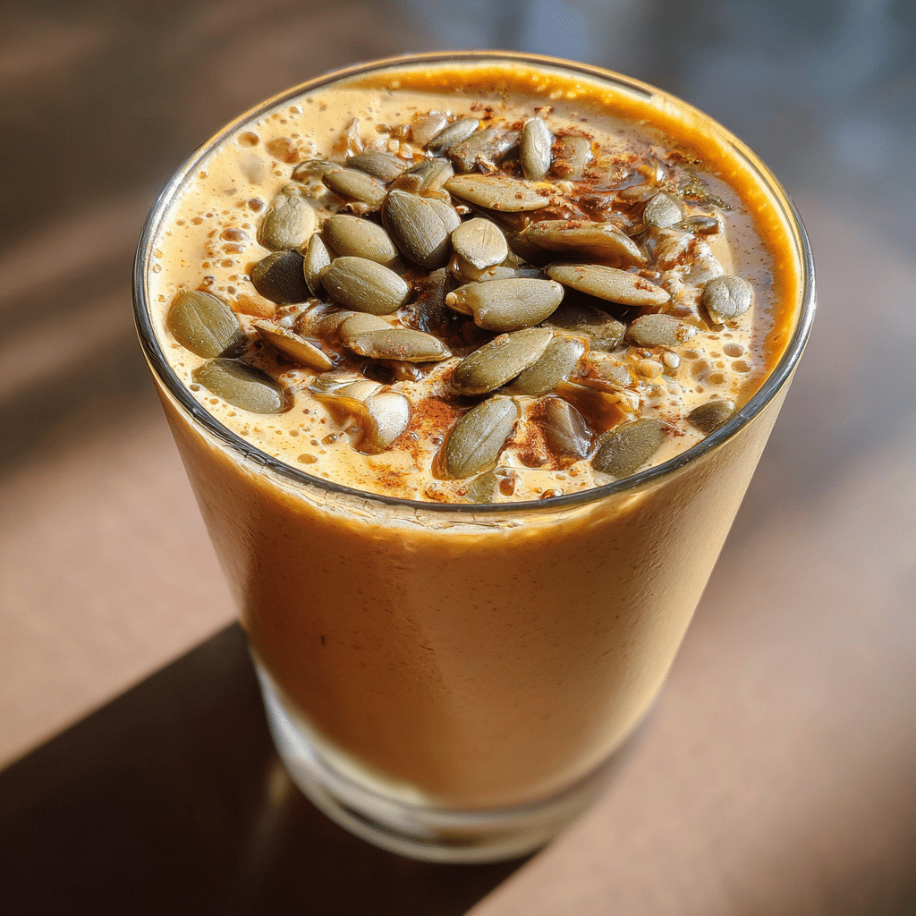 Homemade Pumpkin Seed Smoothie
