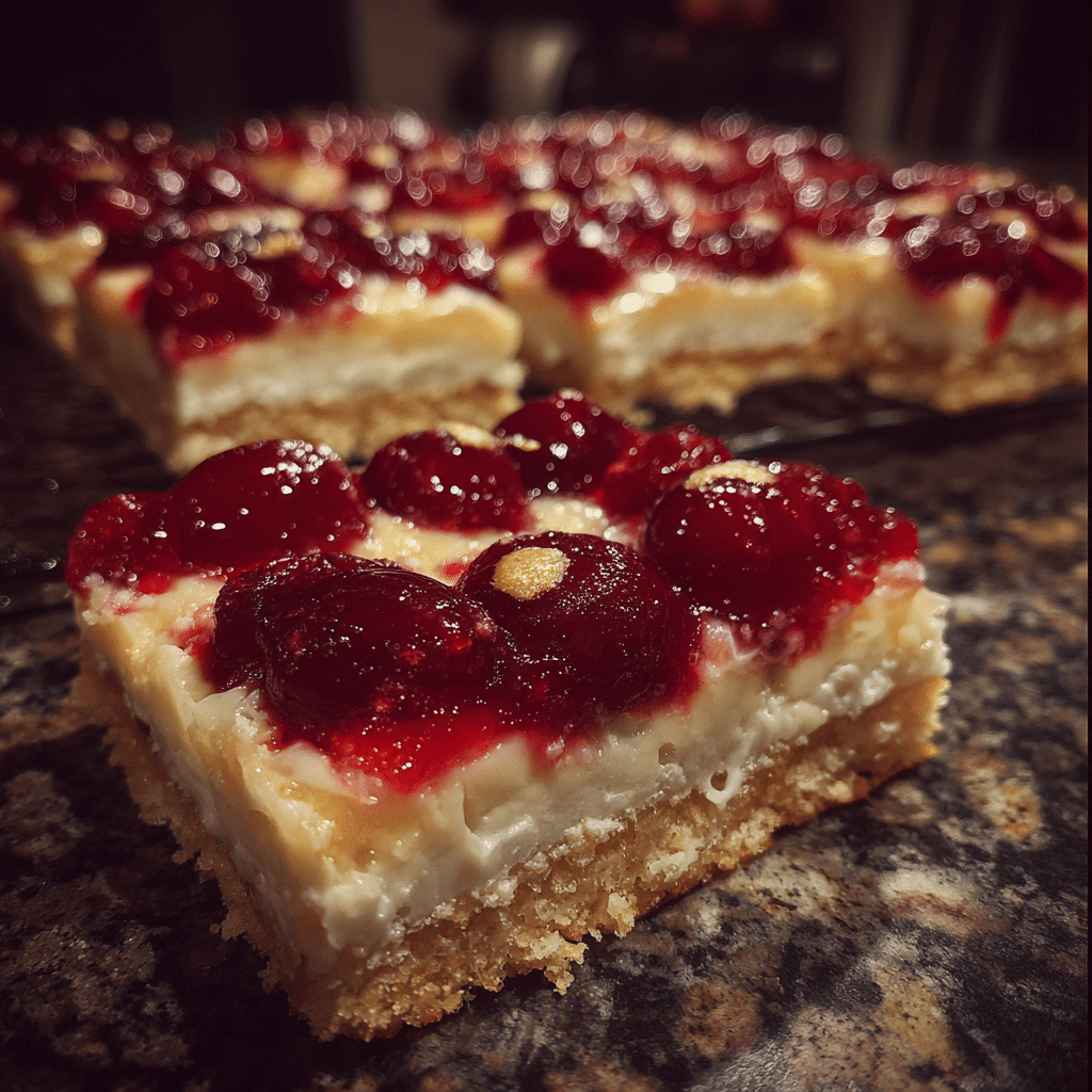 Ruby Red Cherry Bars That Disappear From Every Holiday Party