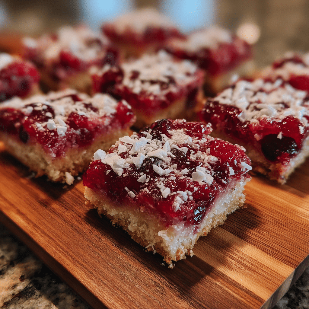 Ruby Red Cherry Bars That Disappear From Every Holiday Party