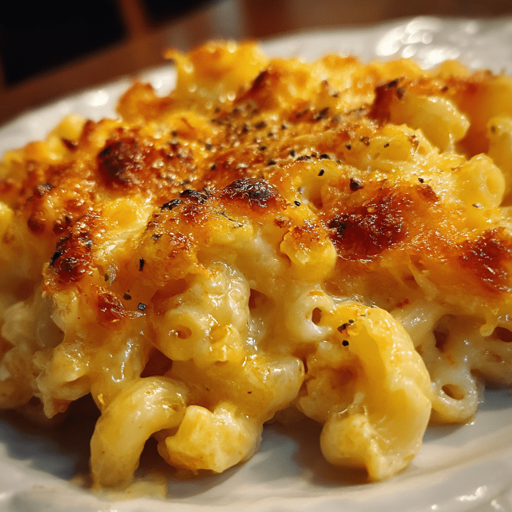 gourmet baked mac and cheese