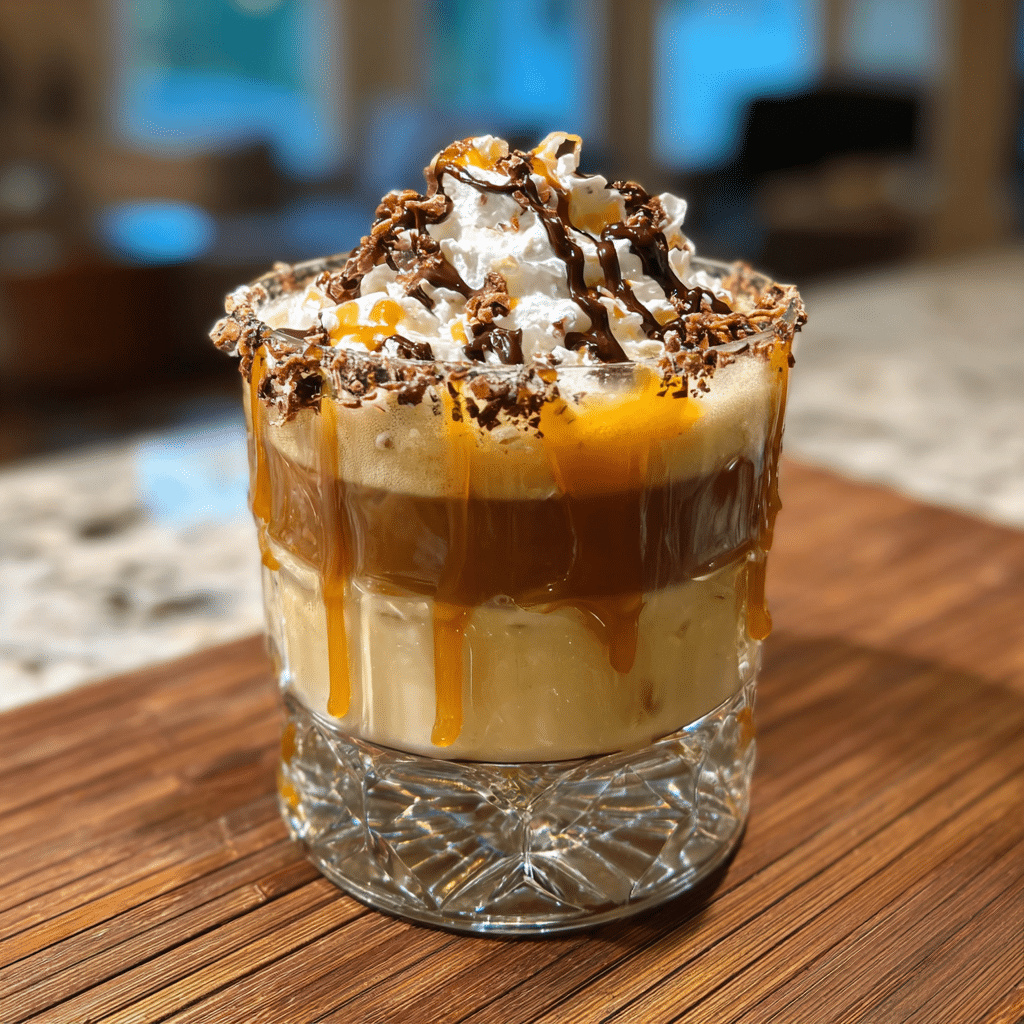 Caramel Mudslide Mocktail Recipe