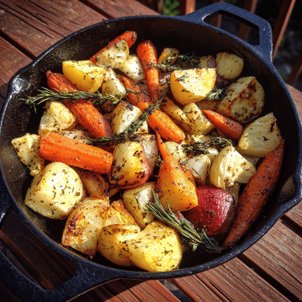 Homemade Roasted Vegetables In Dutch Oven Recipe
