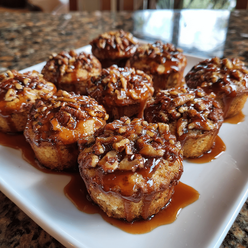 Salted Caramel Pecan Muffins
