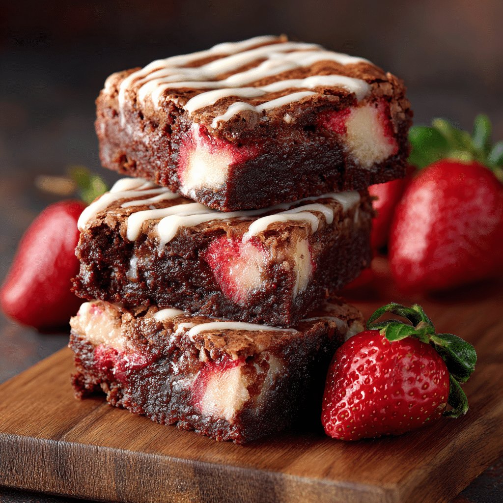 trawberry Brownies Recipe 