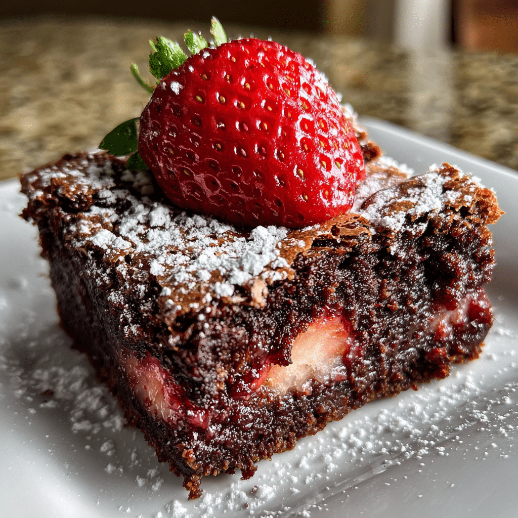 trawberry Brownies Recipe 