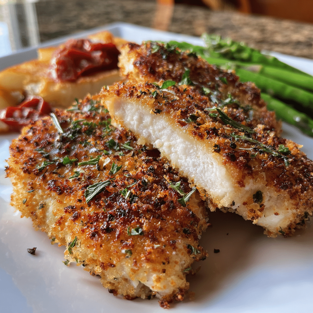 Baked Breaded Chicken Recipe