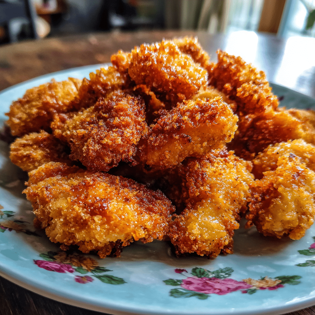 Oven Baked Popcorn Chicken Recipe