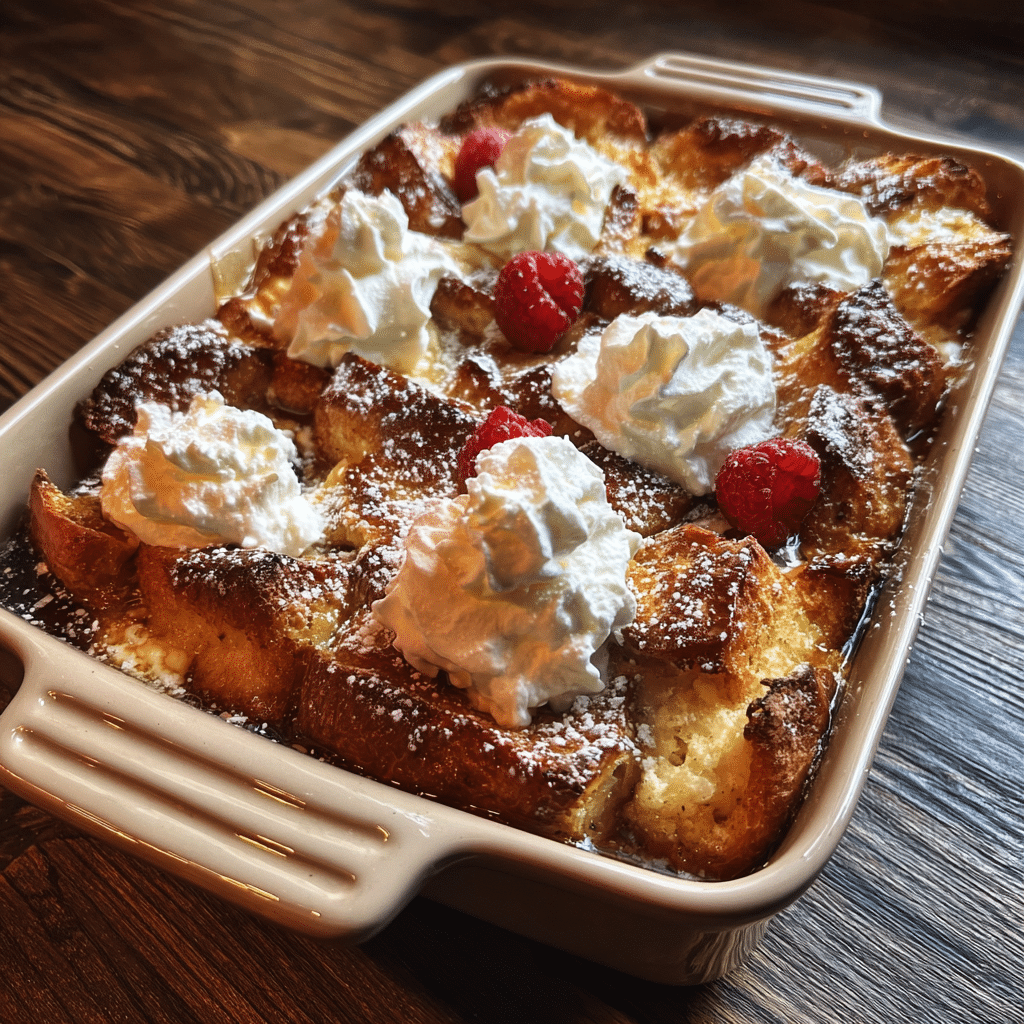 Cream Cheese French Toast Casserole